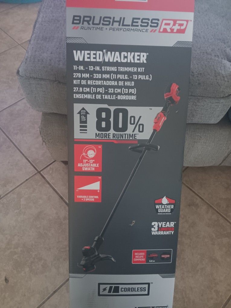 Craftsman Battery Weed Eater. for Sale in Hanford, CA OfferUp