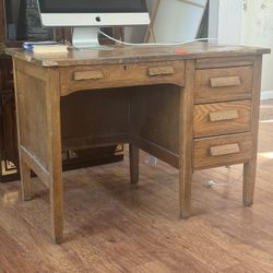 Antique Oak Desk 