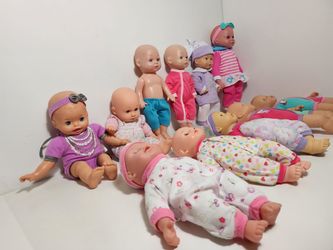11pcs Dream Collection Baby Dolls Lot