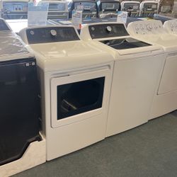 Ge Top Load Washer With Agitator And Electric Dryer Set 