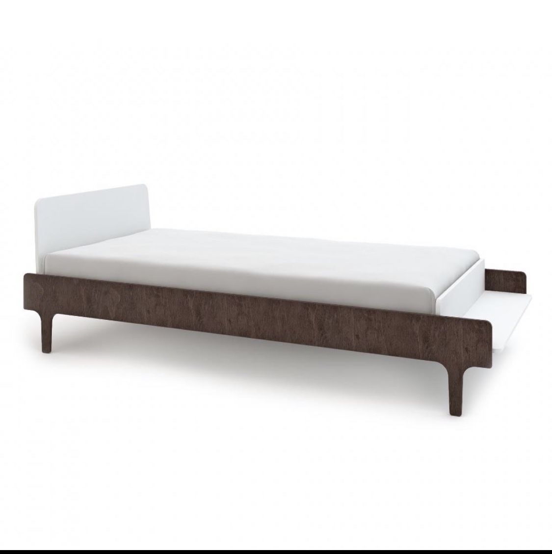 Oeuf River Modern Classic Walnut Bed - Twin