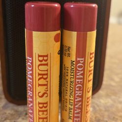 Burt's Bees Lip Balm Blister Pack, Pomegranate 