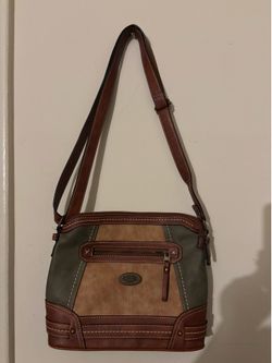 Green and brown bag