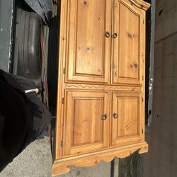 Wooden Clothes Cabinet 