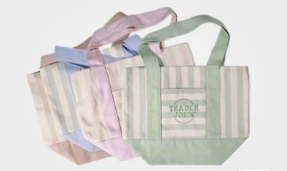 Trader Joe’s Stripped Pastel Totes