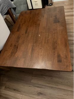 Solid wood coffee table