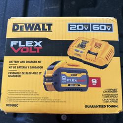 Dewalt 20V/60V Battery And Charger Kit *FIRM* *PICK UP ONLY*
