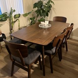 6 Pc Dining Table Set