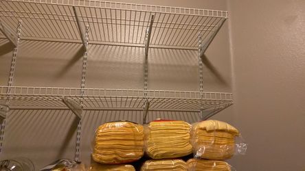Closet maid’s wire closet shelving 5ftx16”