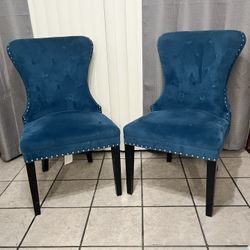 Velvet Accent Chairs