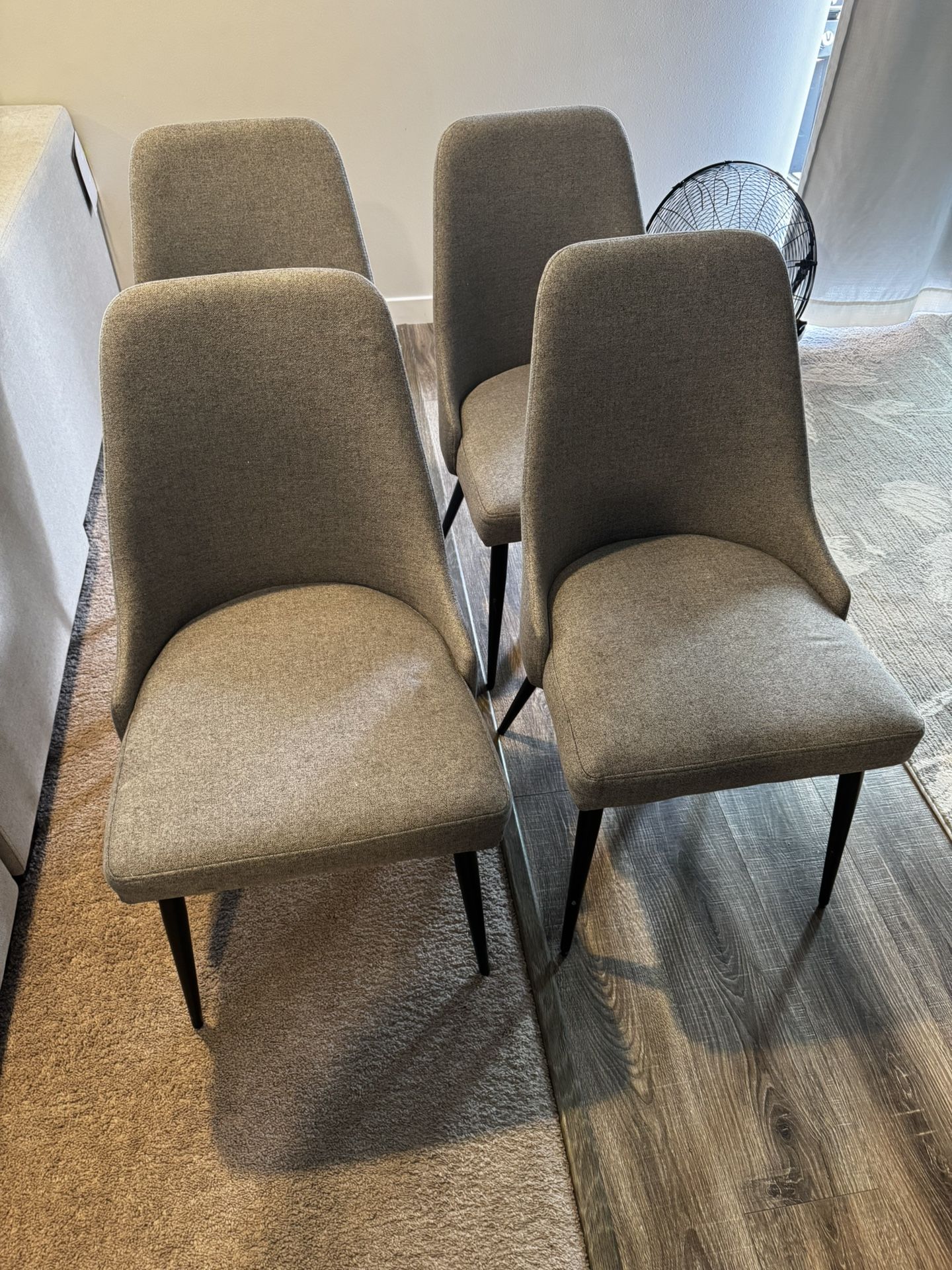 Dining table chairs