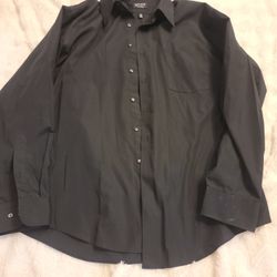 Mens Black Dress Shirt