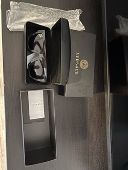Versace Sunglasses with Case and Box