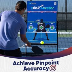 Enhance Pickleball Dink Master, Portable Pickleball Trainer, Dink Master Pickleballs Practice Board for Solo Training, Adjustable Pickle Ball Rebounde