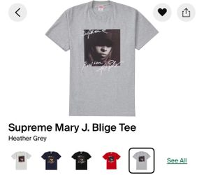 Supreme Mary J. Blige Tee Size Medium
