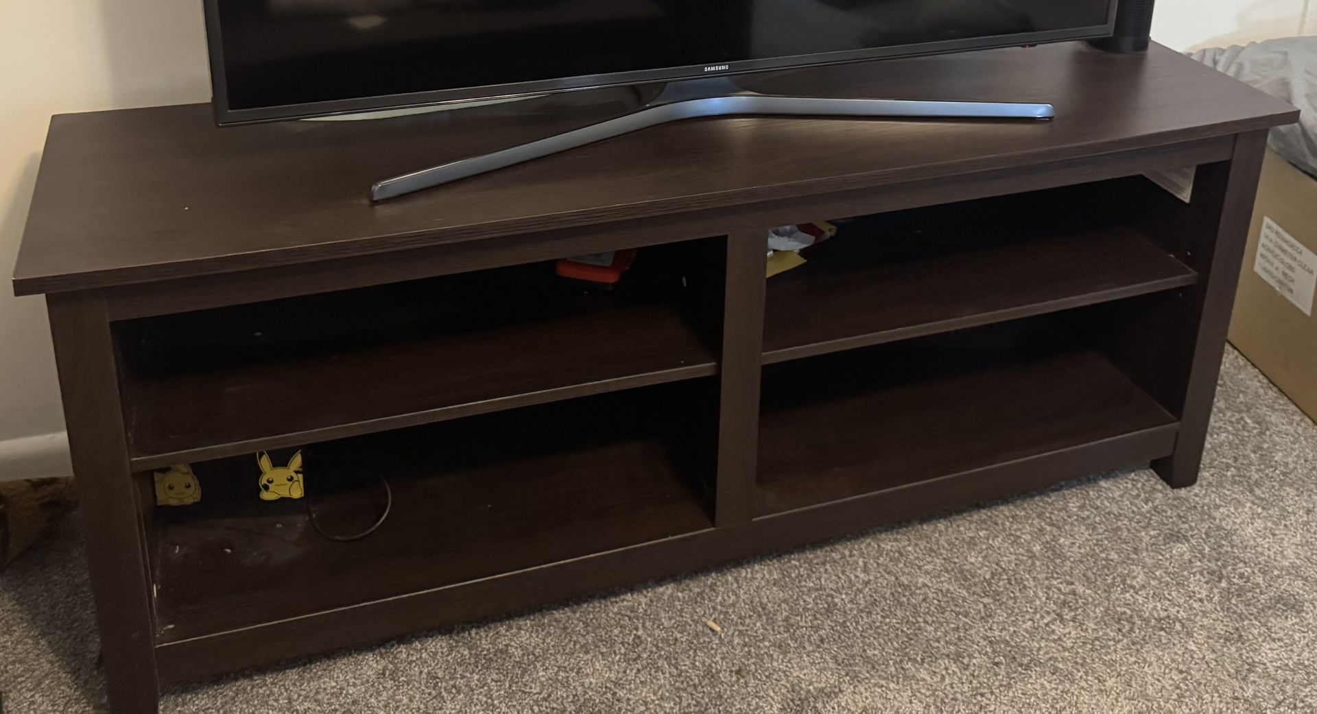 58” TV Stand With Entertainment Storage