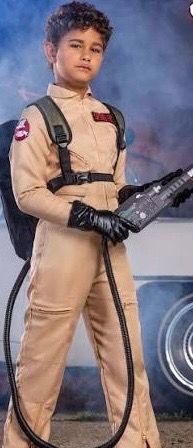 Ghostbusters Spengler costume jumpsuit w/ghost popper toy
