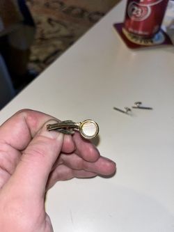 Matching Tie Clips And CuffLinks.