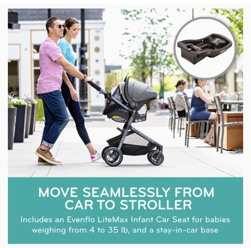 graco jogging stroller set Modes Nest Travel System, 3-in-1 Modular Carseat Combo, Includes the SnugRide DLX Infant Car Seat and Baby Stroller, Adjustable Slide2Me Car Seat Carrier to Toddler Stroller, Sullivan bc-filter-Fabric Size:YL Gt2 Double Stroller City second attachment