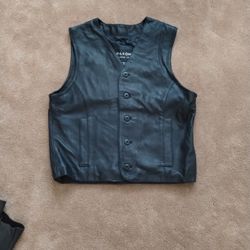 Leather Vest 