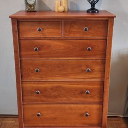 Refinished Cherry 6-Drawer Chest
