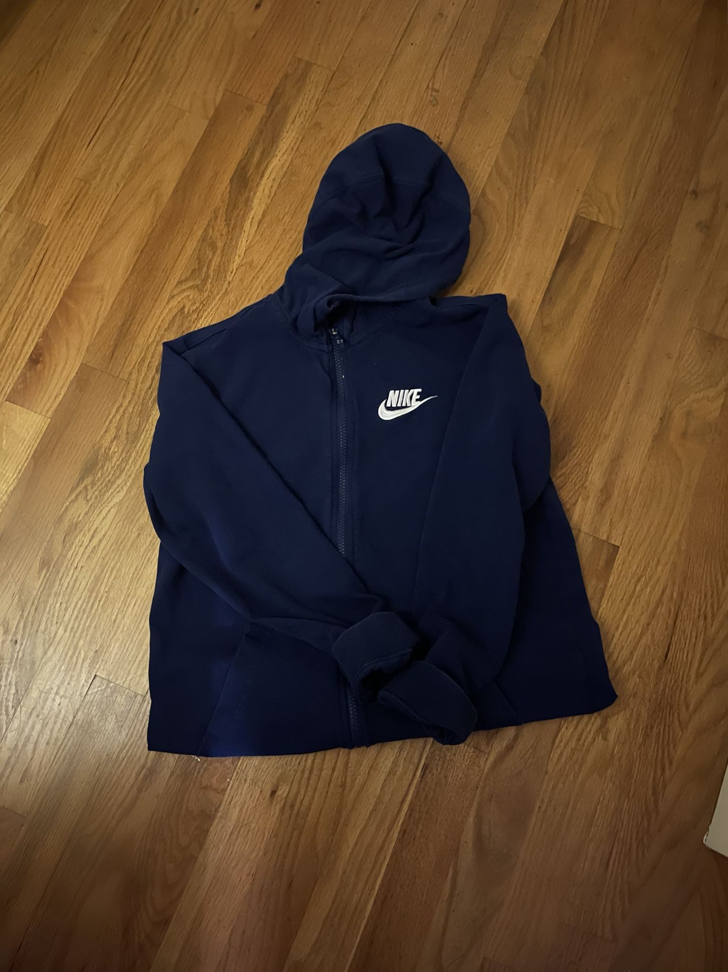 Nike Navy Full-Zip Hoodie-Classic & Comfortable