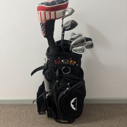 Complete Golf Set: Driver, Wood, Irons, Putter,  bag, Ect. Left Handed