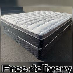 Cal King Bamboo Orthopedic Pillow Top Mattress and Boxspring!