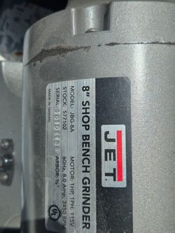 Jet 8" bench grinders