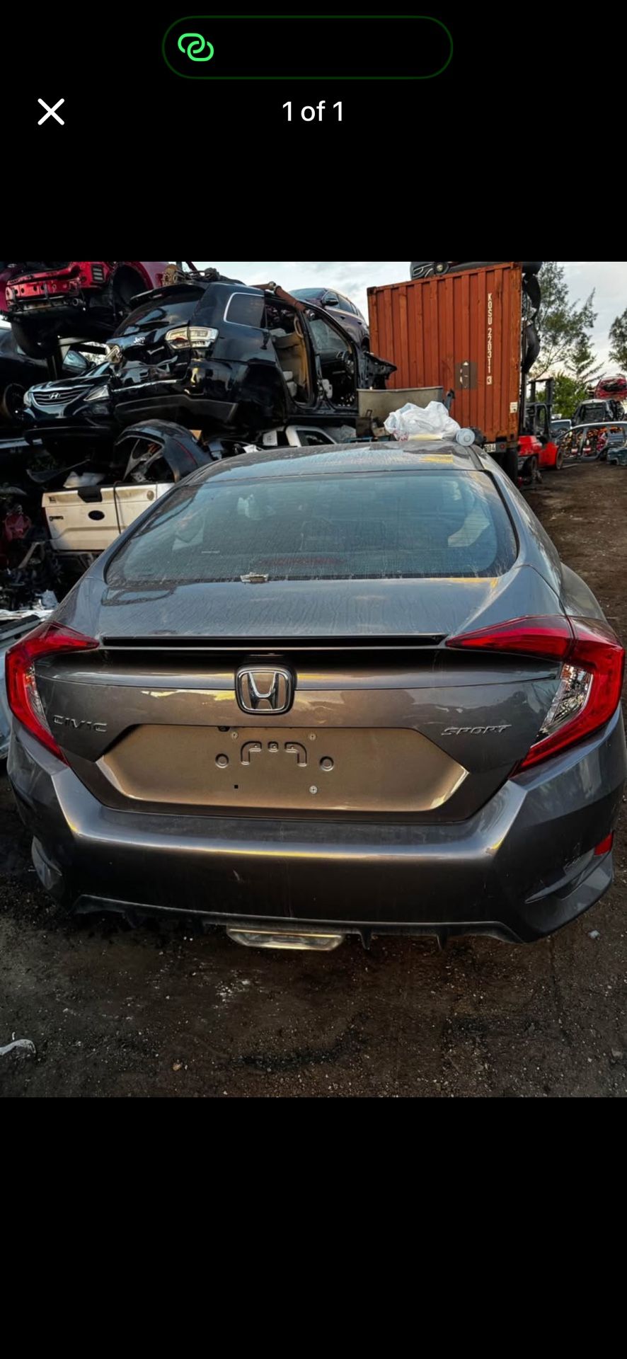 HONDA CIVIC 2019 OUT FOR PARTS