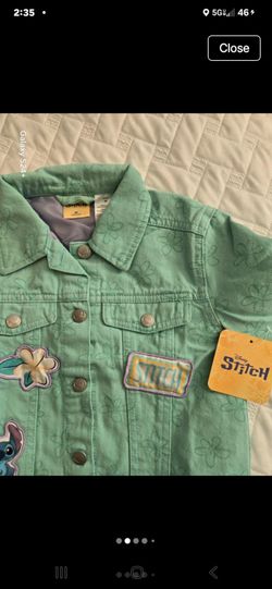 New with tags Disney Stich denim jacket