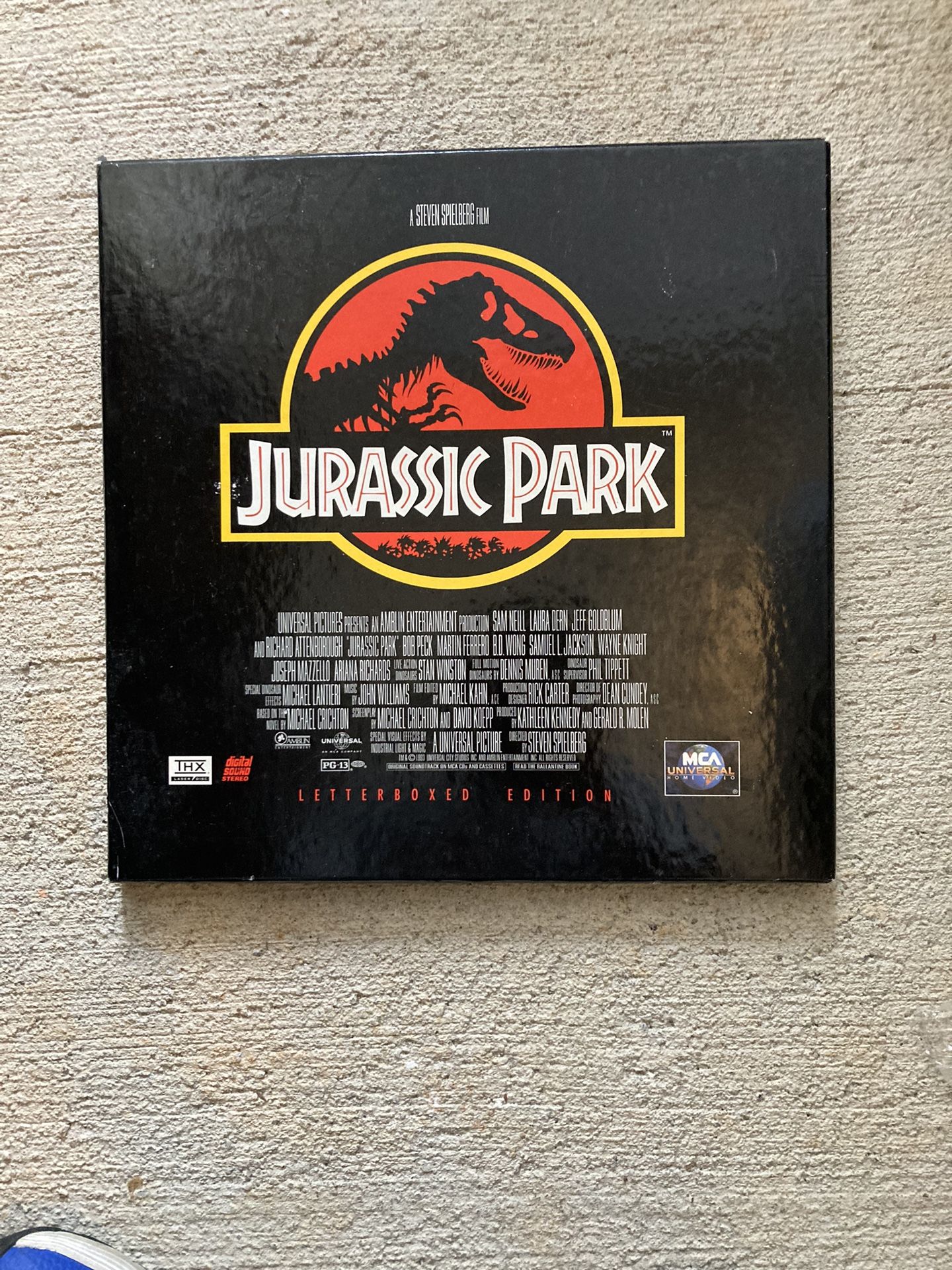 Jurassic Park Laser Disc