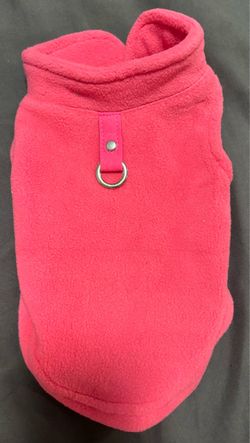 Small dog sweater pink