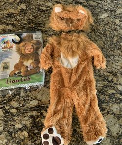 Adorable Lion Cub Costume size 0-6 months
