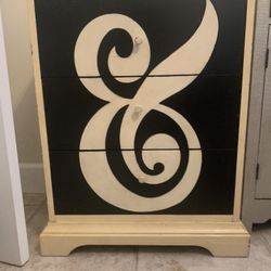 Black And Beige Drawers