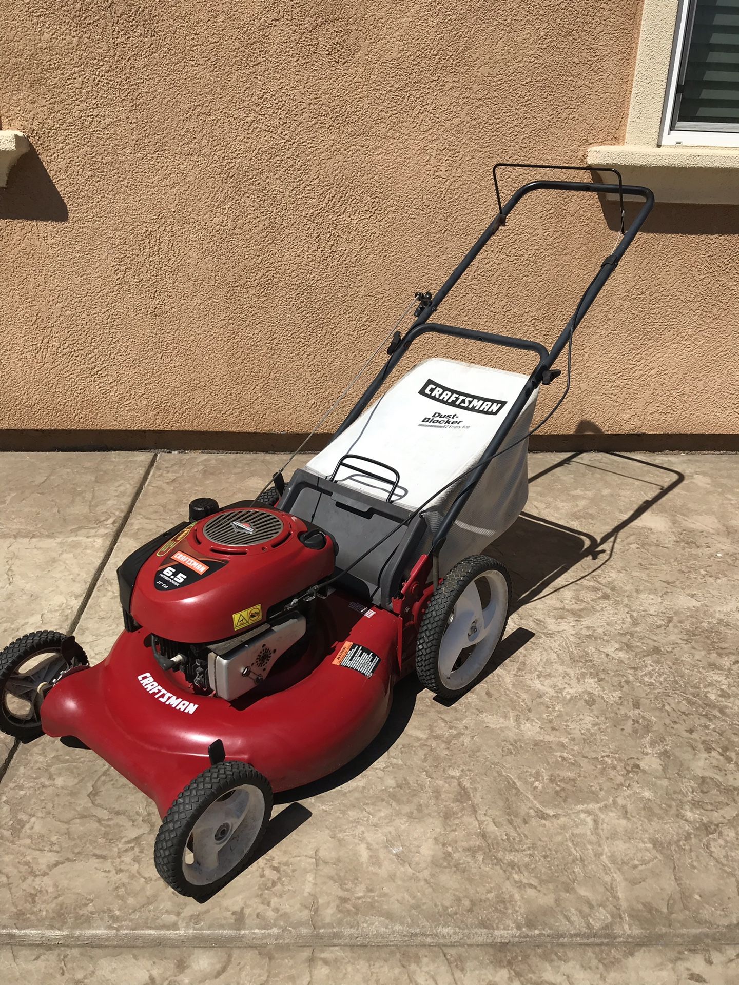 Craftsman Lawn Mower 6.5 HP 190 cc Briggs & Stratton Engine Gas ...