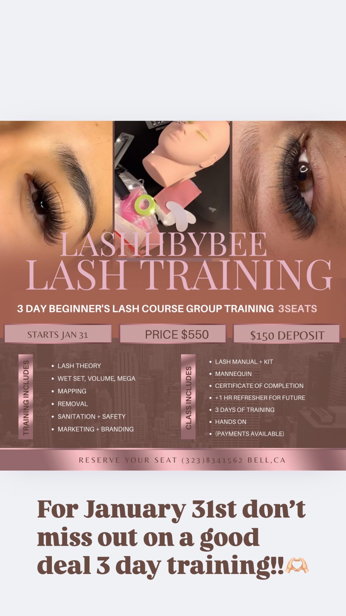 Lash Training