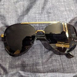 Polarized Red Aviator Glasses 