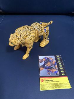 Vintage Beast Wars Cheetor Deluxe Class (1996) - 100% Complete Figure with Card