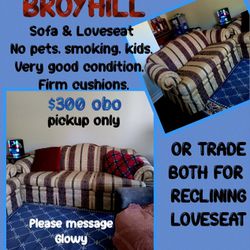 Broyhill Couch & Loveseat