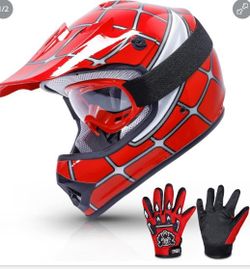 Spiderman Youth Kids Dirt Bike Helmet
