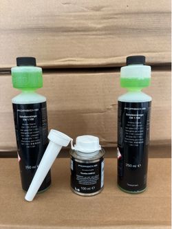 Porsche Window Cleaner and Gasoline Additive