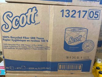 Box of 80 rolls Scott toilet paper