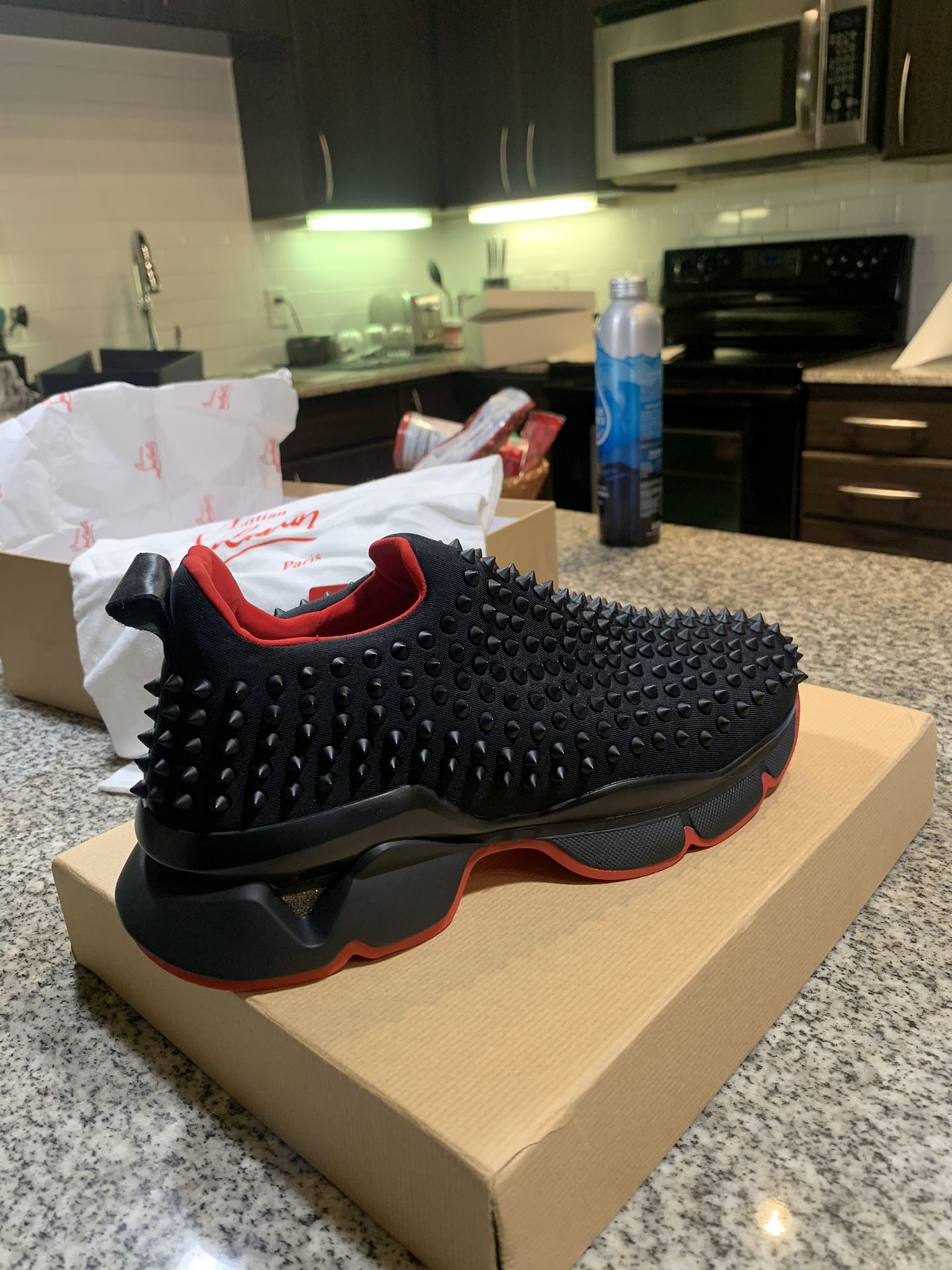 Christian Louboutin Authentic Spike Sneakers