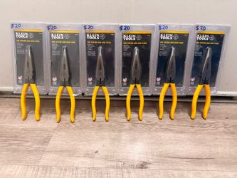 Klein Tools 8" Side-Cutting Long-Nose Pliers