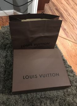 Authentic Louis Vuitton box and bag