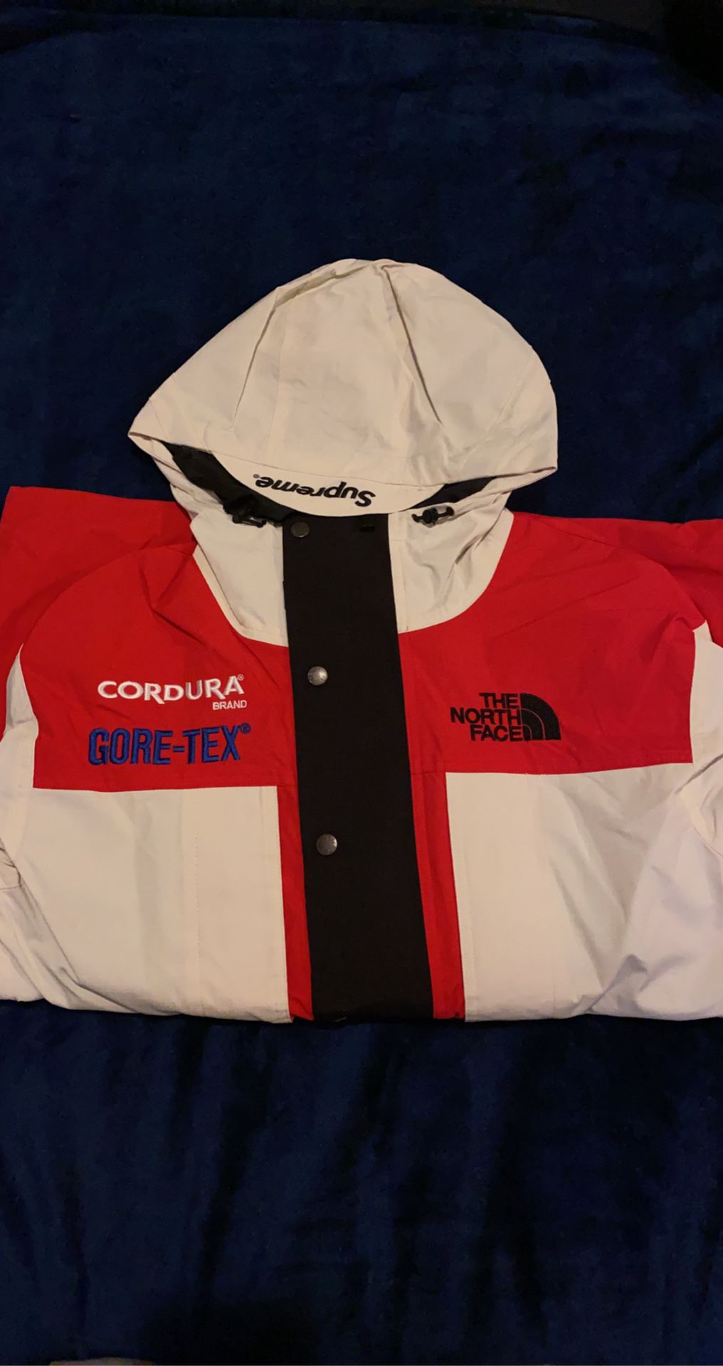 SUPREME x TNF Expedition Jacket, White XL