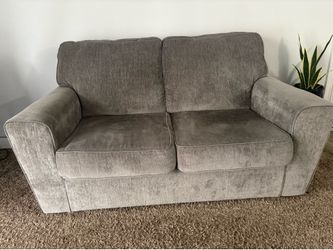 Gray 2‑Seater Sofa , Loveseat !