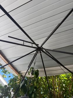 Outdoor Metal Gazebo with Double-Tier Canopy
