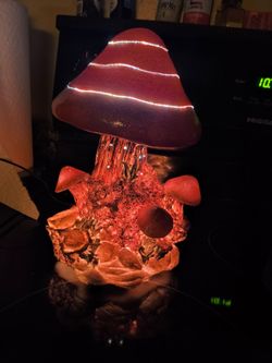 Mushroom LED Accent Lamp vintage